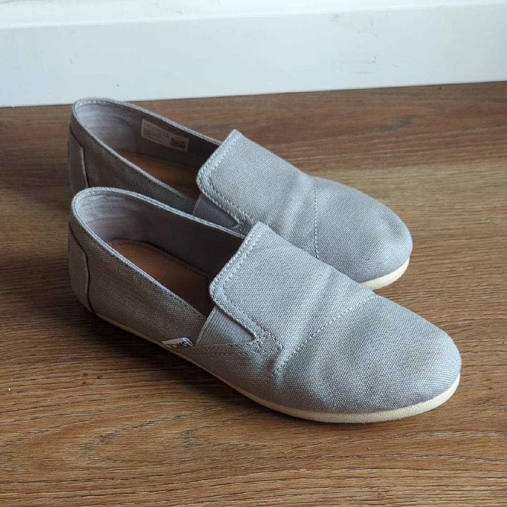 Women's Gray Slip-On Shoes